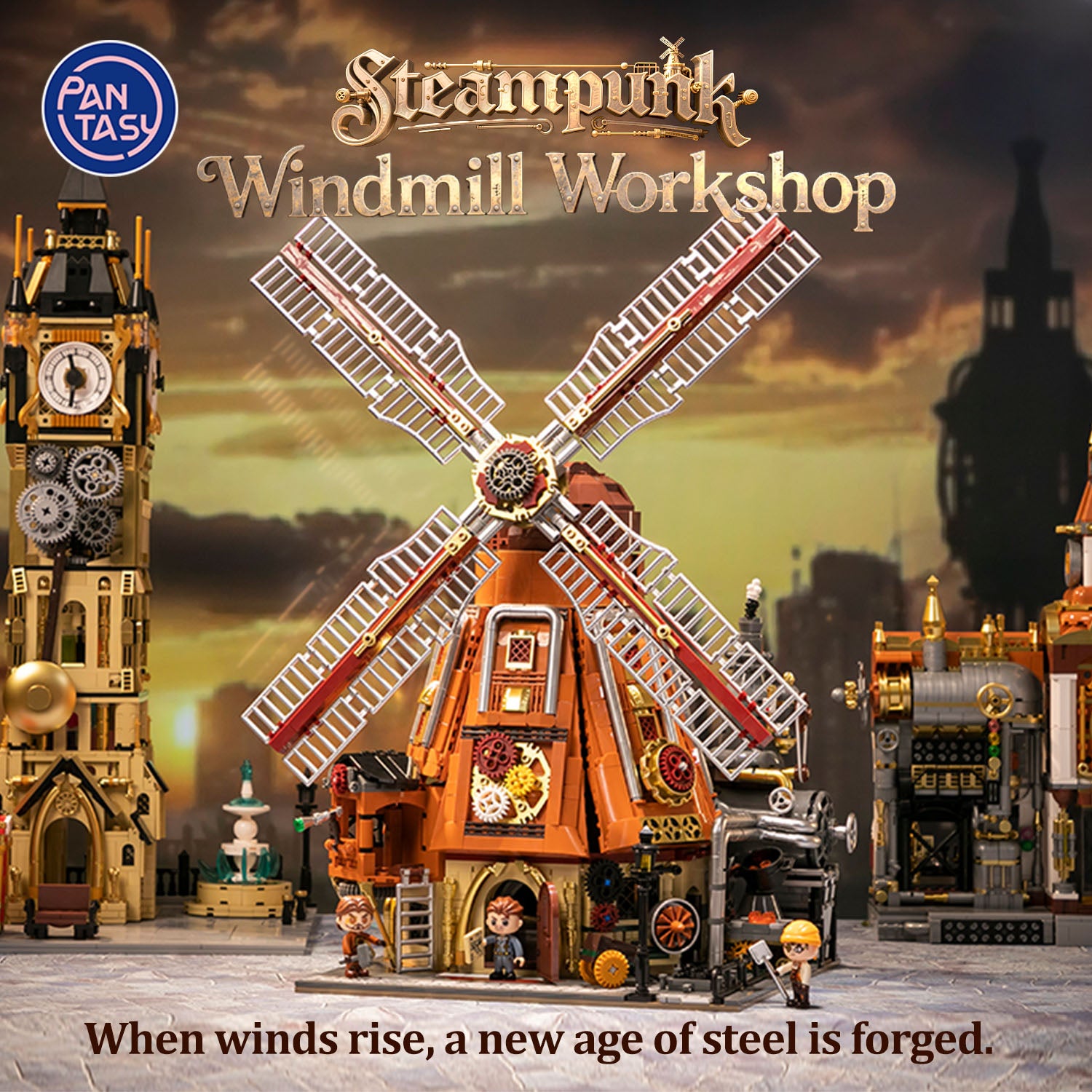 Flash Sale | Pantasy Steampunk Windmill Workshop 85026