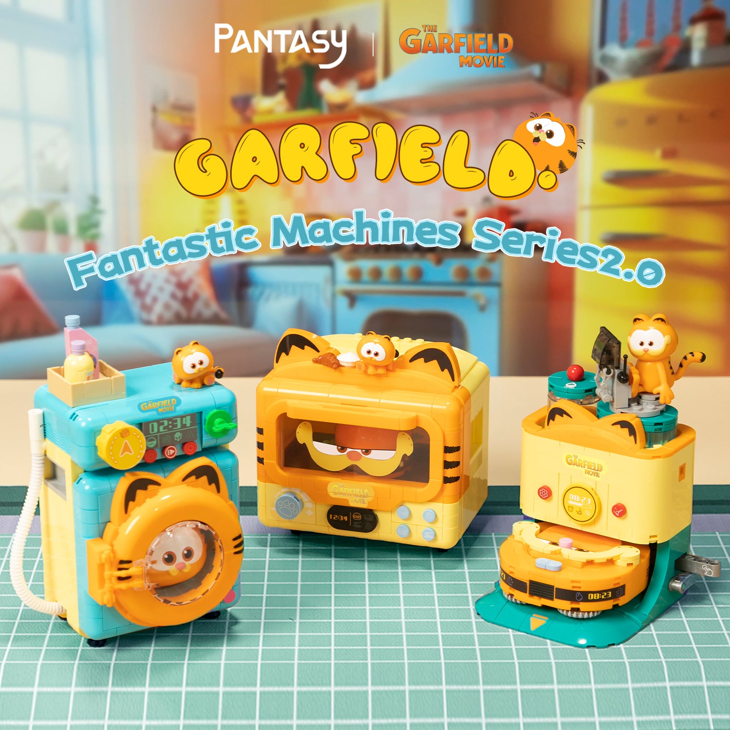 Pantasy X Garfield Fantastic Machines Series 2.0 86821-86823