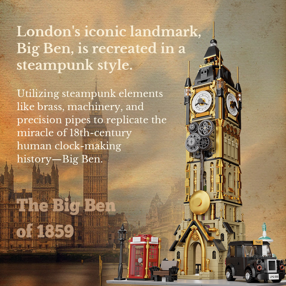 Pantasy Steampunk Series - Clock Tower Park 85008
