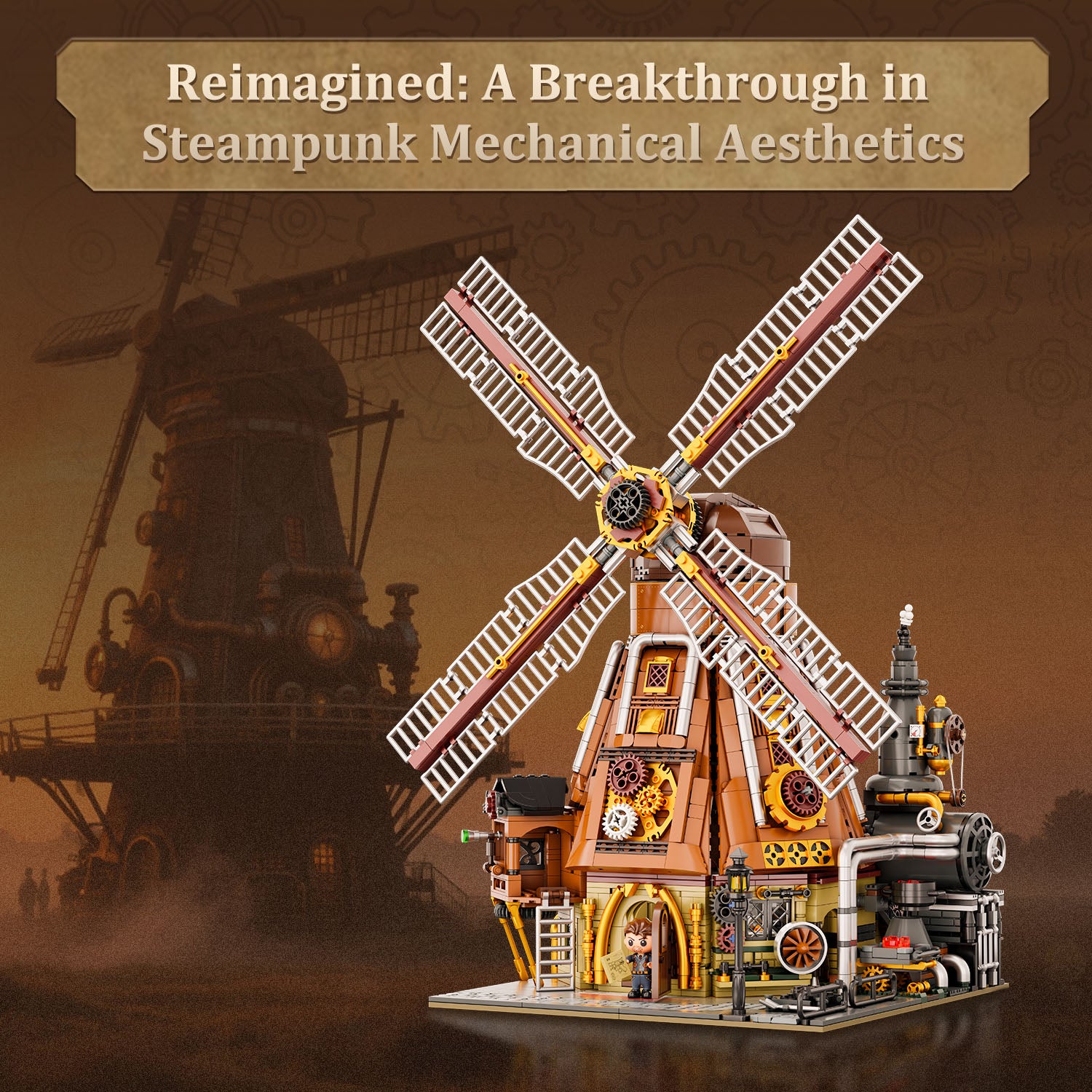 Flash Sale | Pantasy Steampunk Windmill Workshop 85026