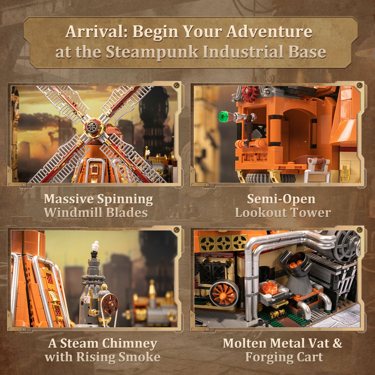 Flash Sale | Pantasy Steampunk Windmill Workshop 85026