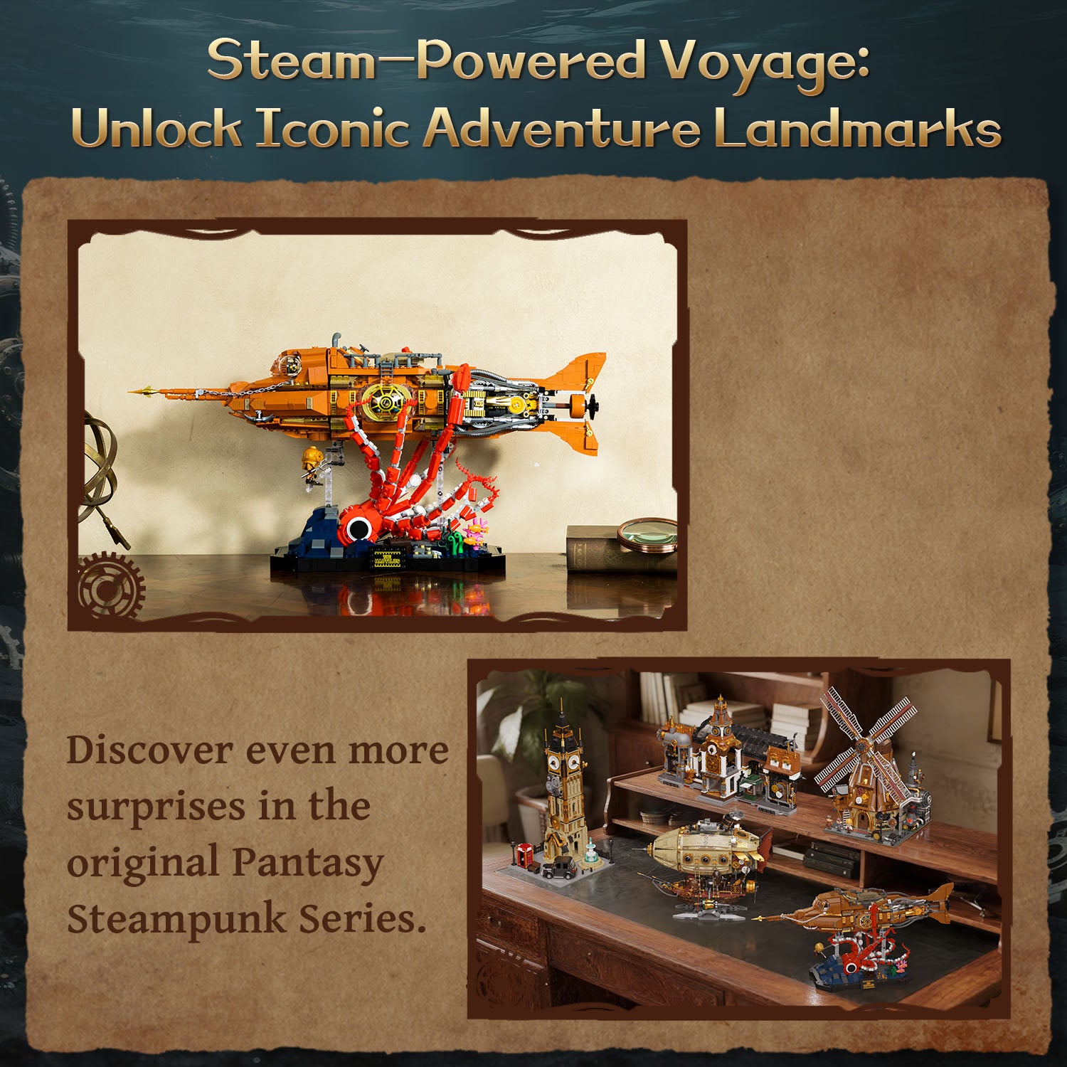 Flash Sale | PANTASY®  Steampunk The Nautilus 85029