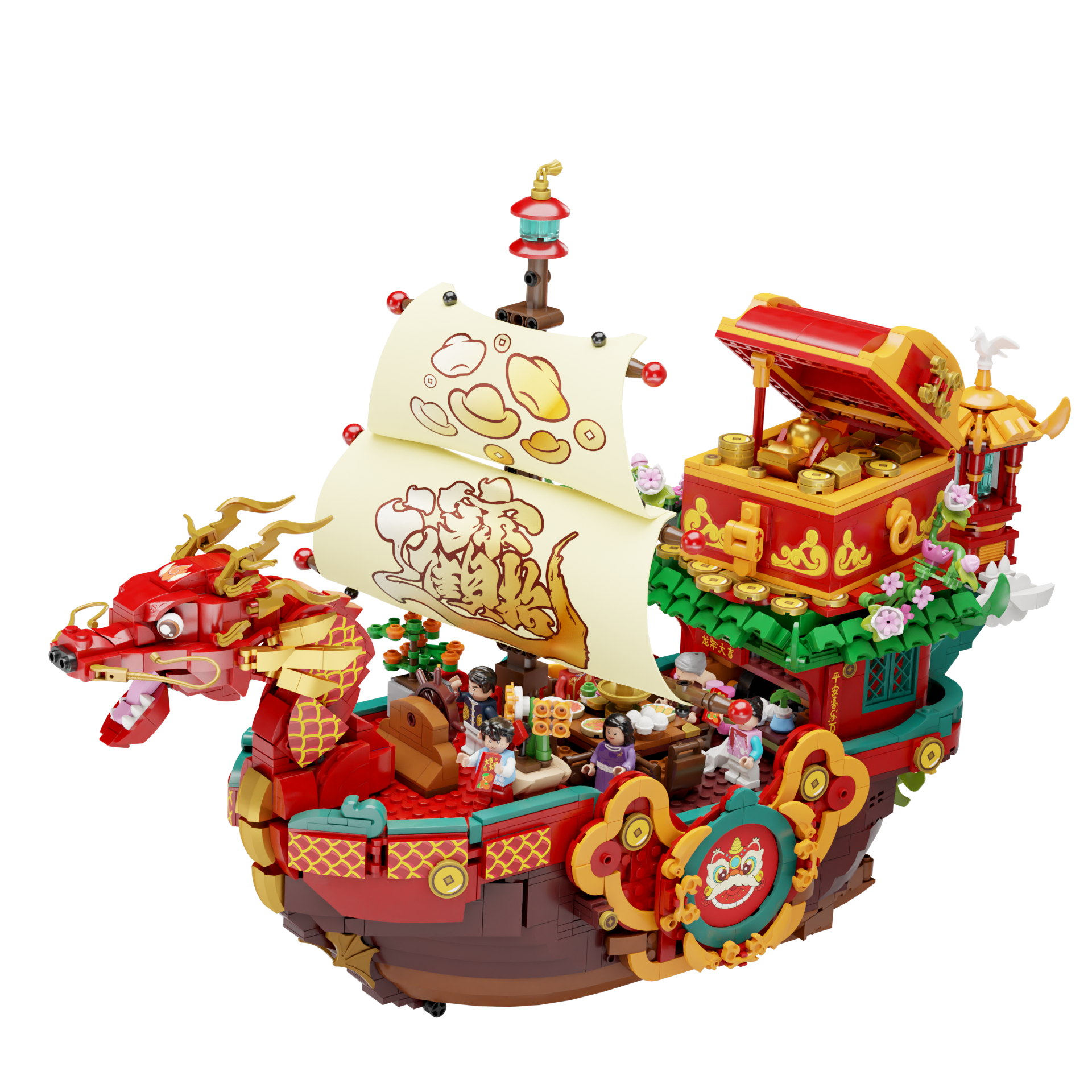 Pantasy Fortune Dragon Ship 18009 Pantasy Fortune Dragon Ship 18009