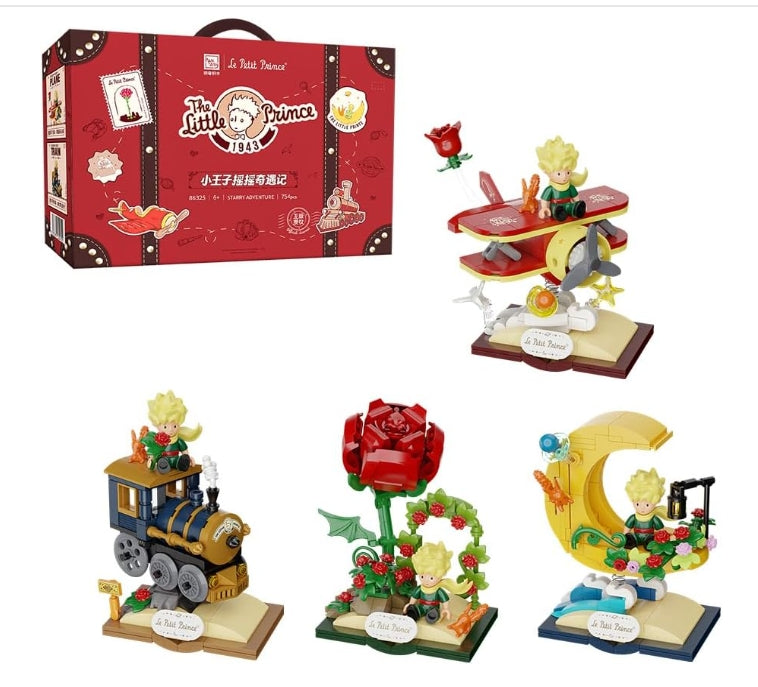 Der Kleine Prinz – Sternenfahrt-Rose Bauset, 196 Teile, 15 Cm Hoch, Offiziell Lizenziert