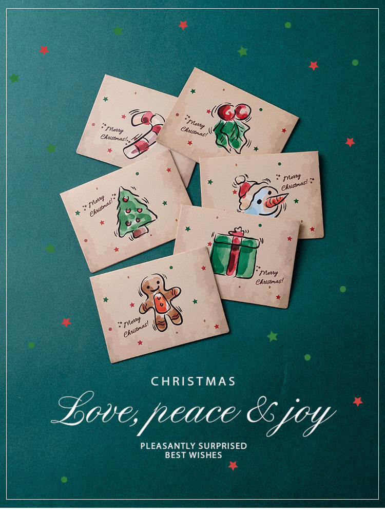 Christmas Gift | Christmas Card Set (6 Cards) | Randomly Sent