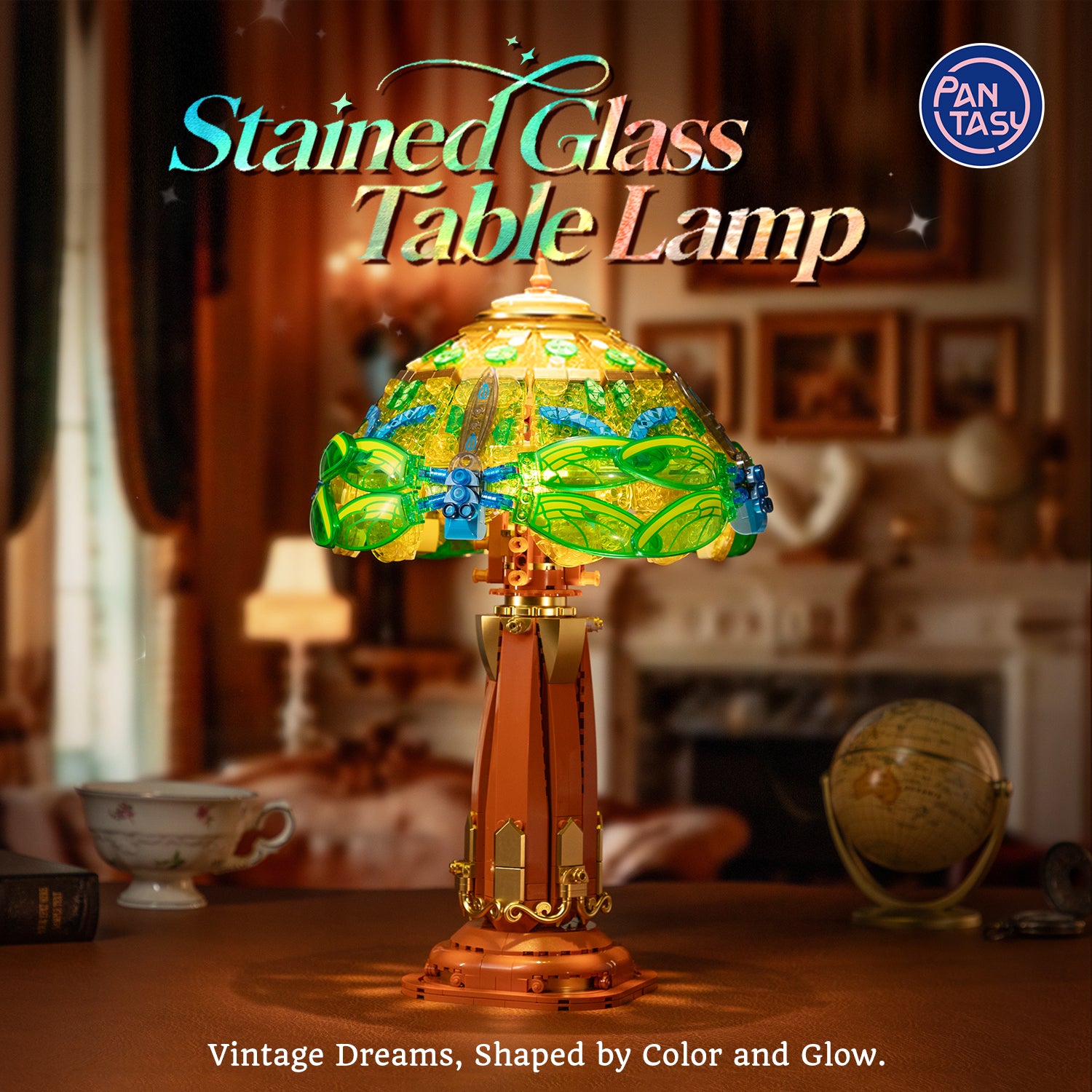 Pantasy Stained Glass Table Lamp 85042