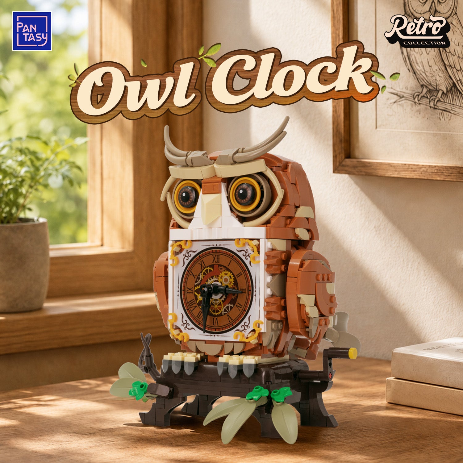Pantasy Owl Clock 85051