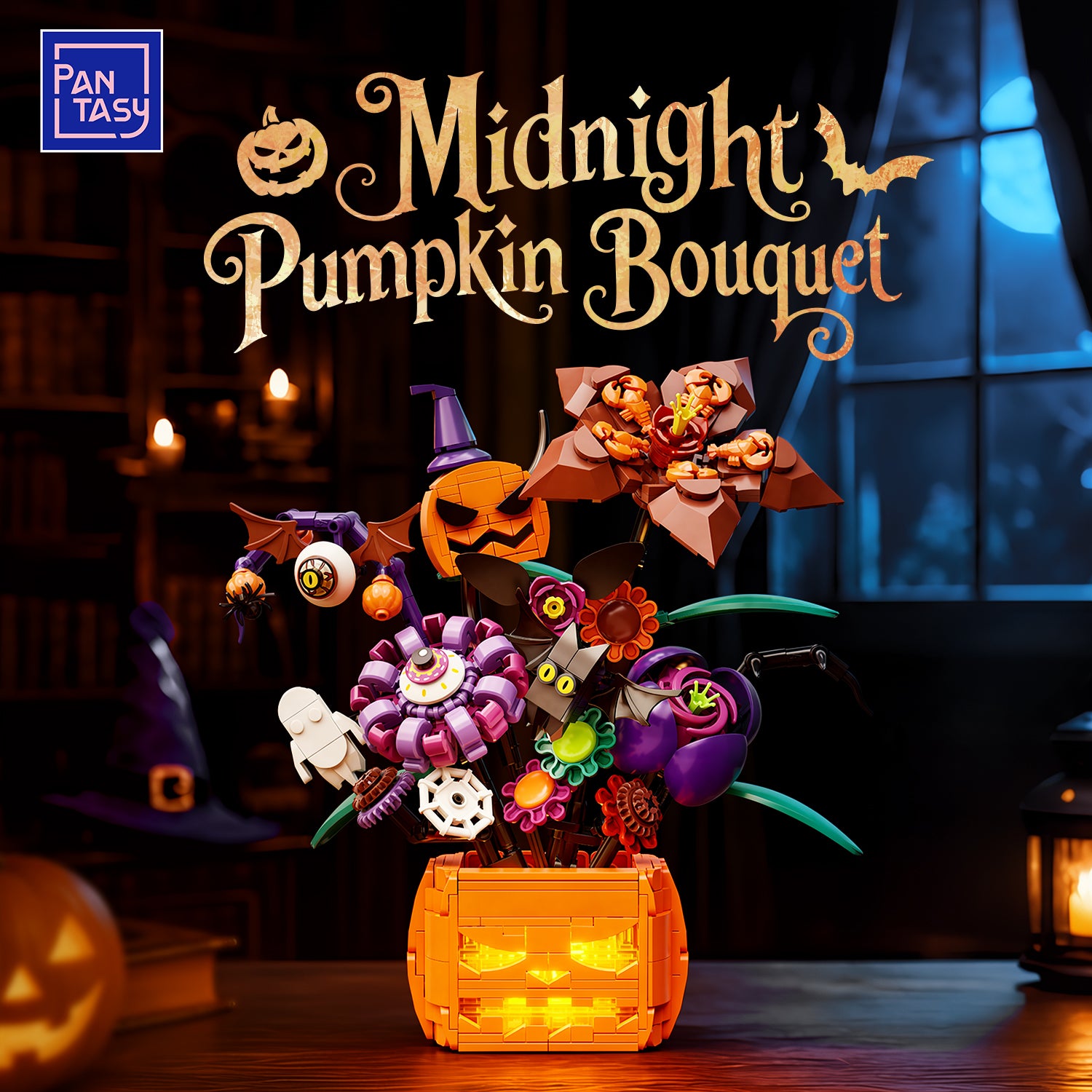 Pantasy Midnight Pumpkin Bouquet 85067