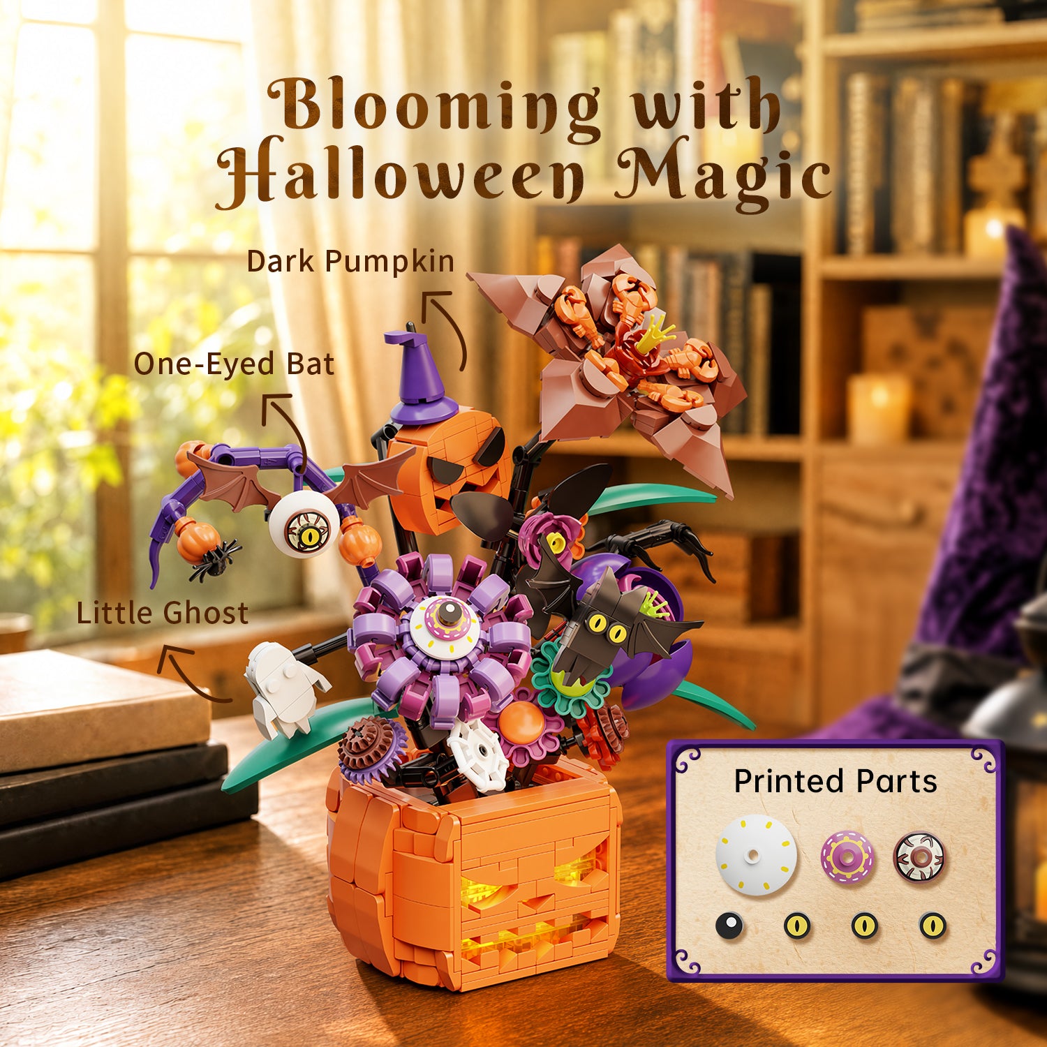 Pantasy Midnight Pumpkin Bouquet 85067