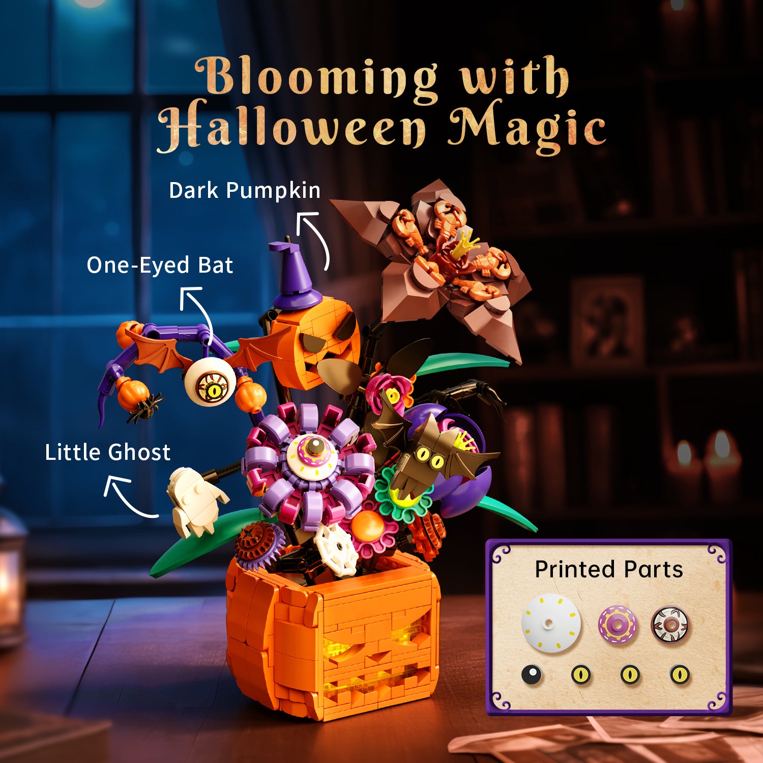 Pantasy Midnight Pumpkin Bouquet 85067