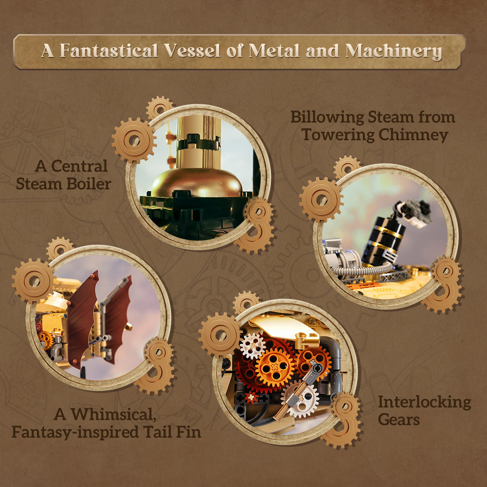 Pantasy Steampunk Airship 85021