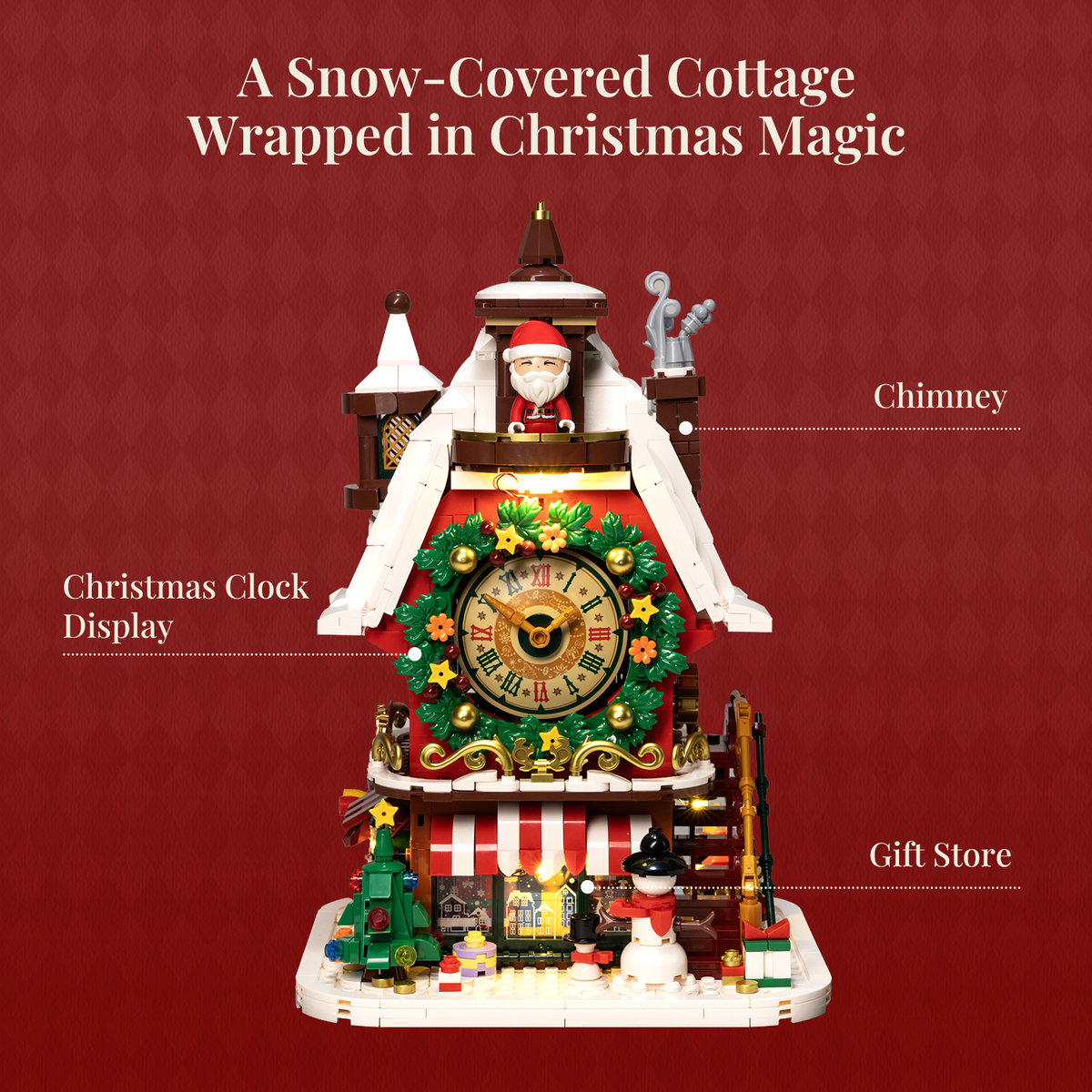 Pantasy Christmas Clock 85075