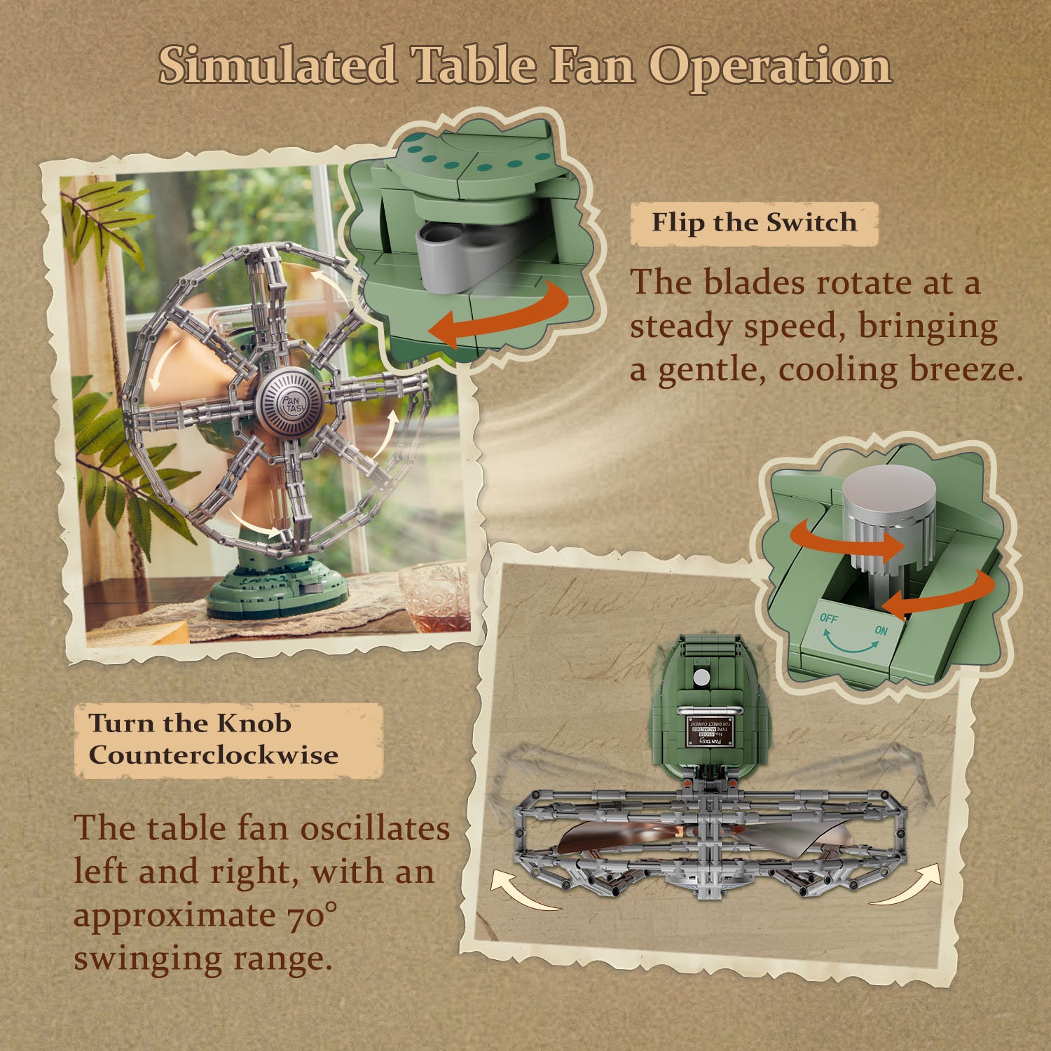 Pantasy Table Fan 85044