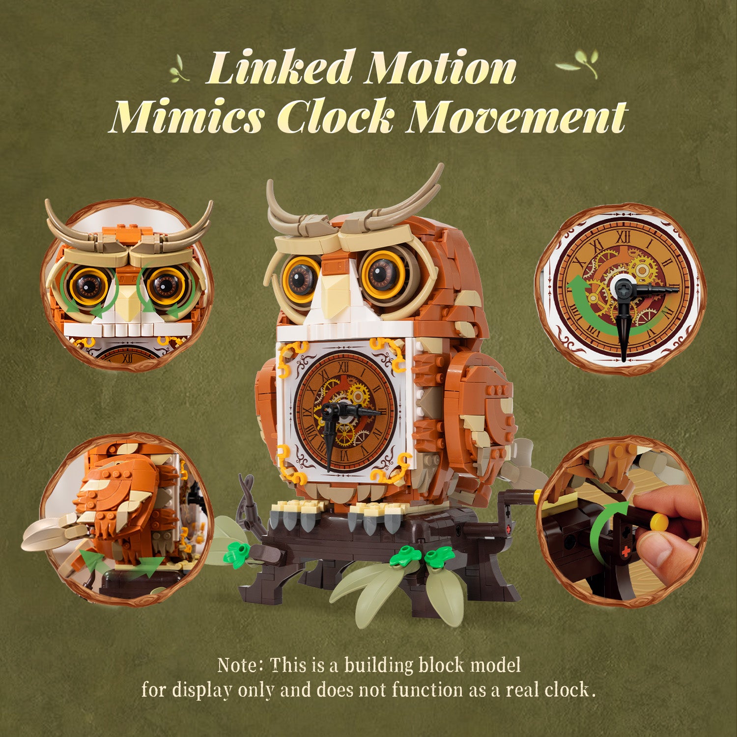 Pantasy Owl Clock 85051