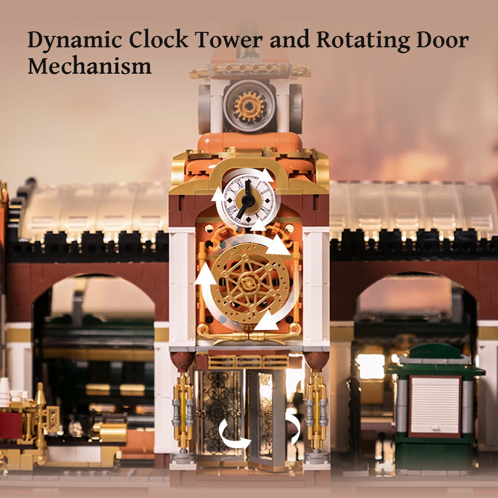 Pantasy Steampunk Series - Railway Station 85007
