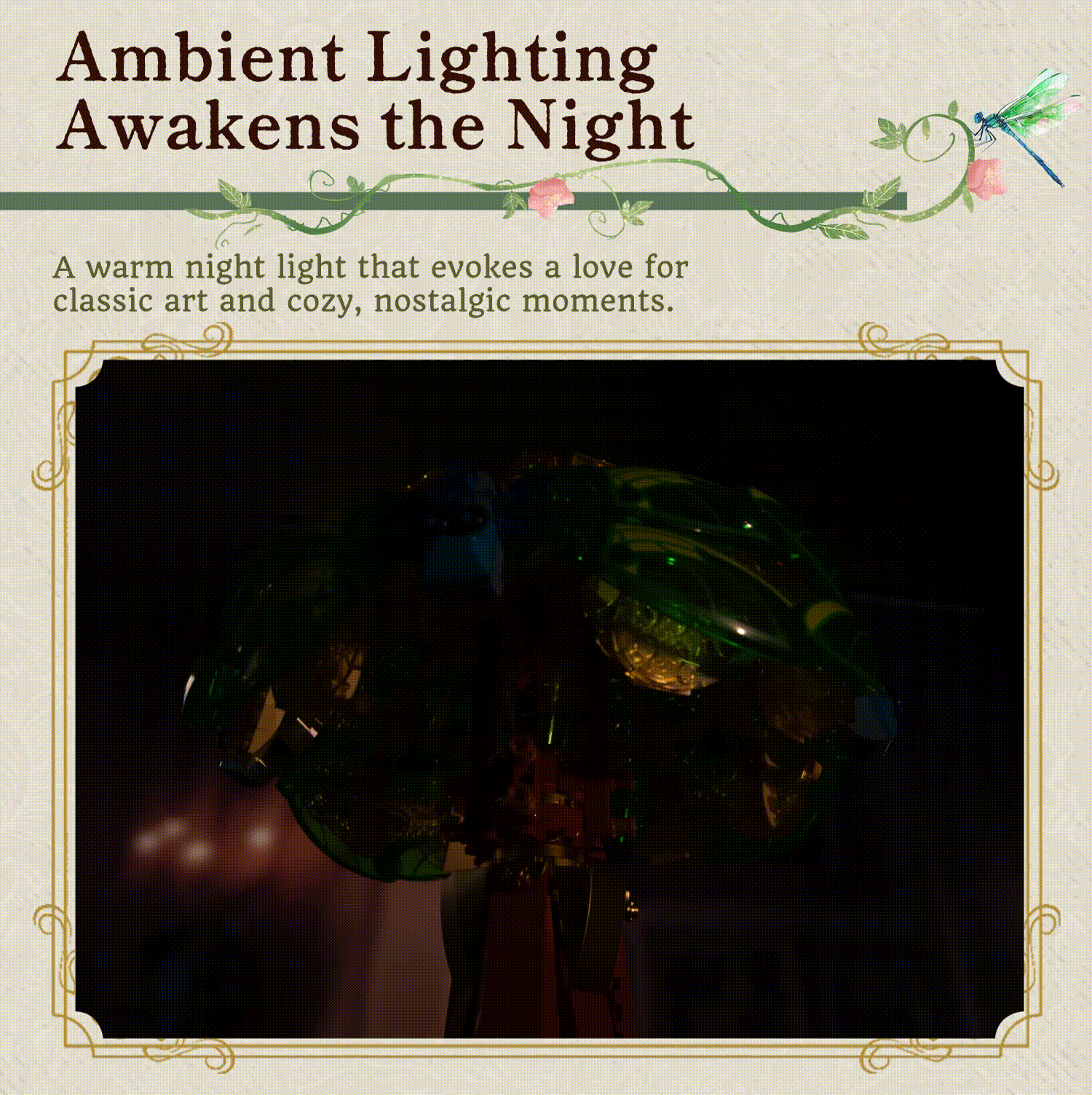 Pantasy Stained Glass Table Lamp 85042