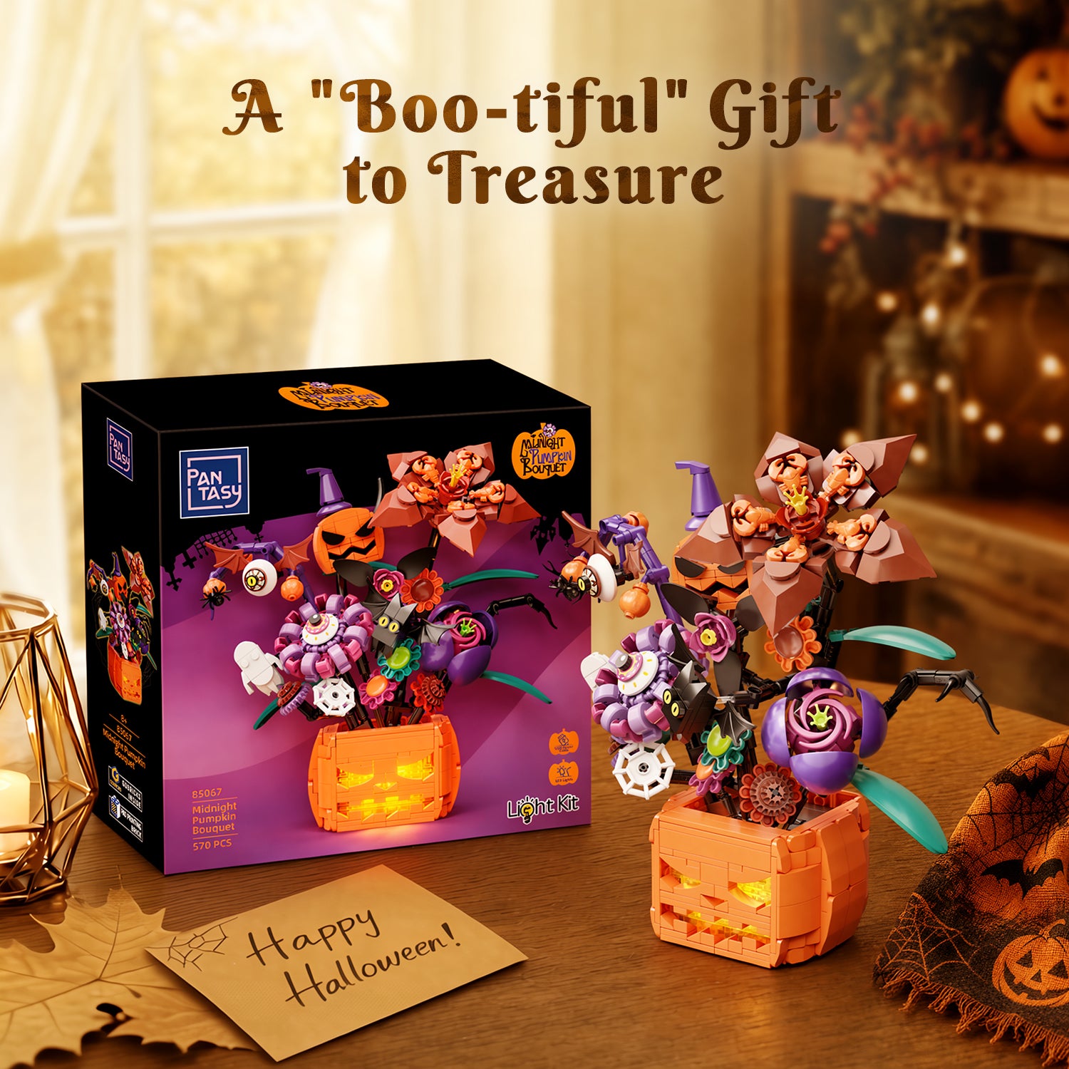 Pantasy Midnight Pumpkin Bouquet 85067