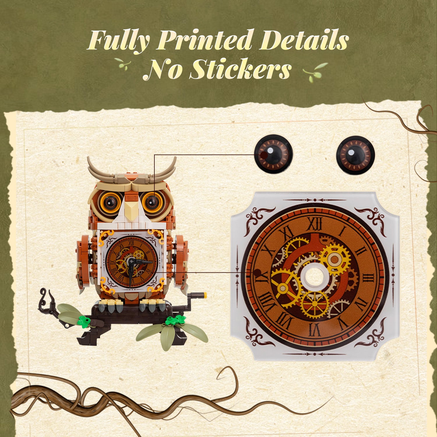 Pantasy Owl Clock 85051
