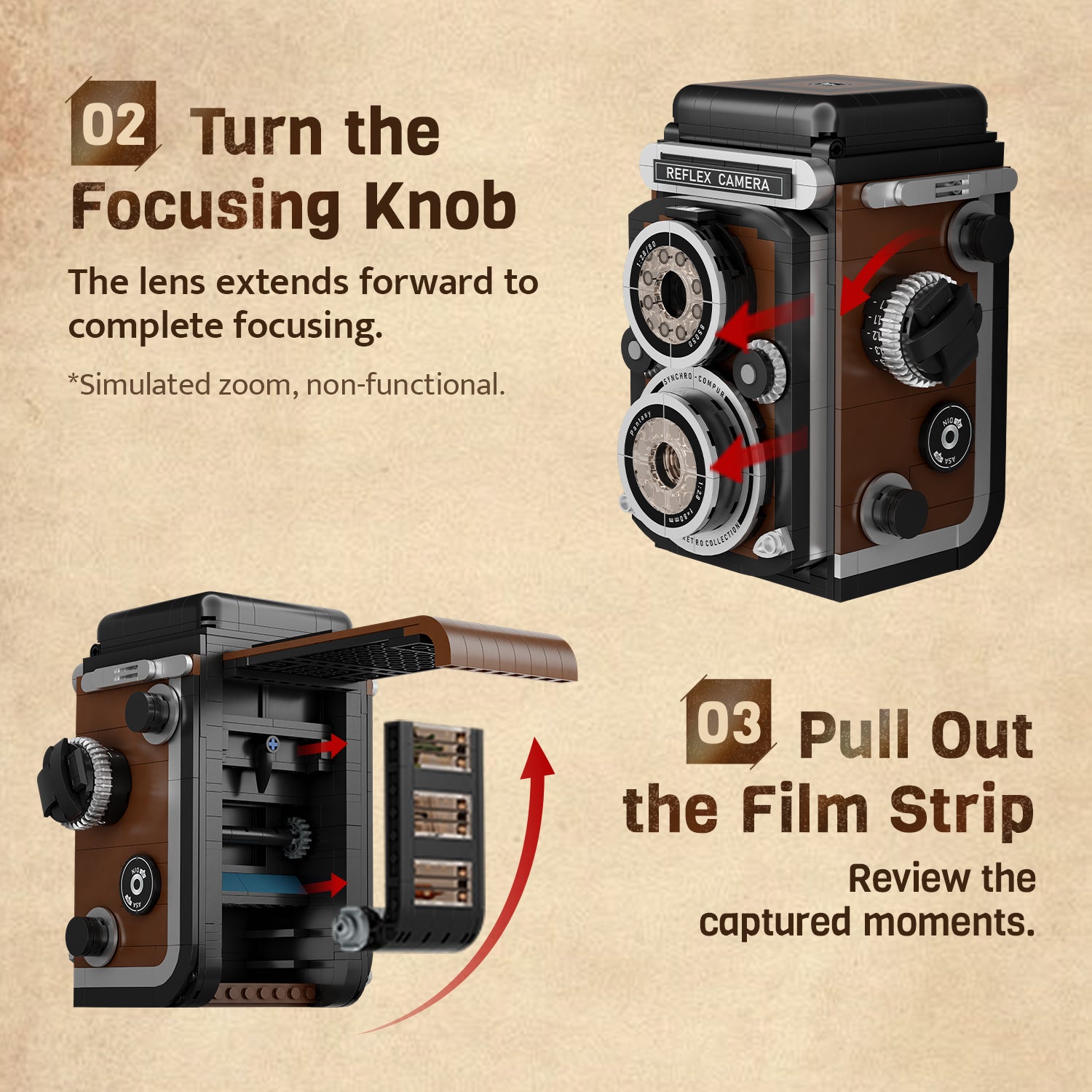 Pantasy Twin Lens  Reflex Camera 85050