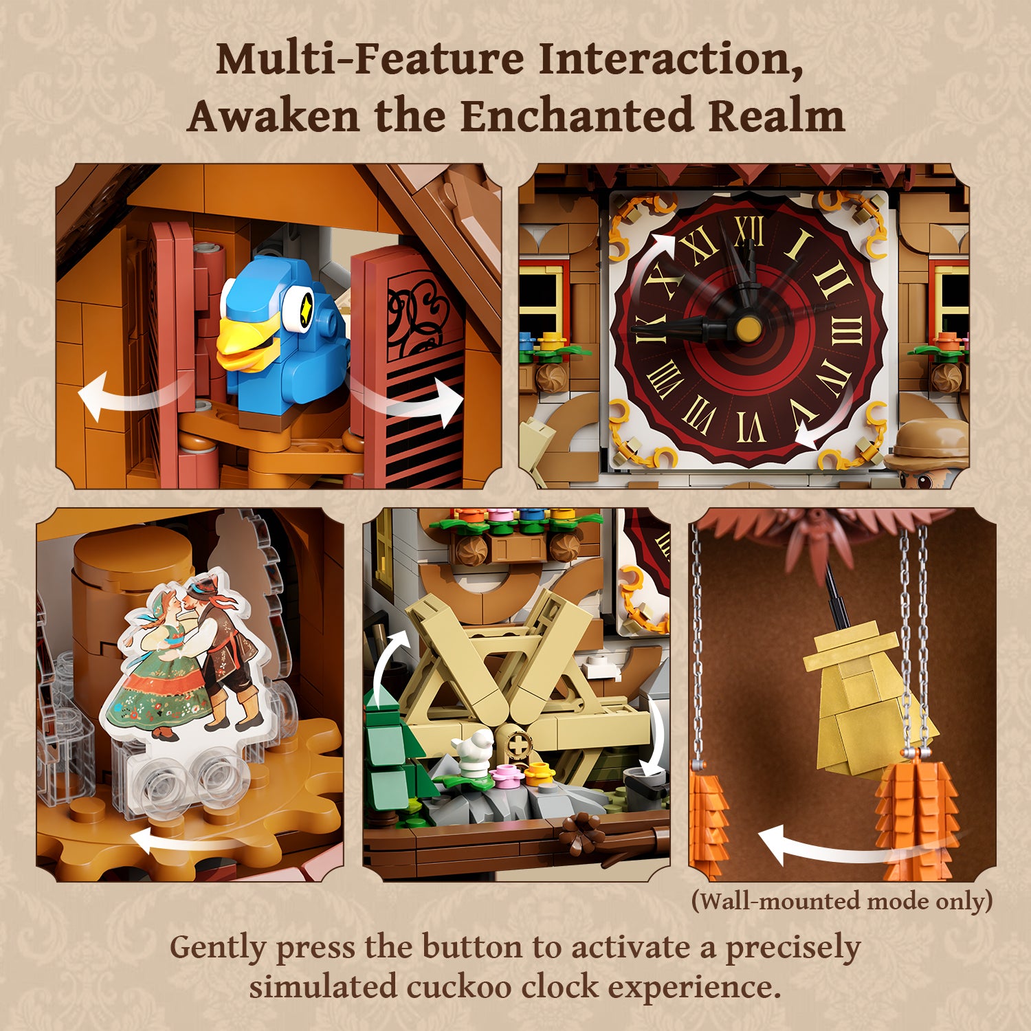 Pantasy Cuckoo Clock 85027ENP