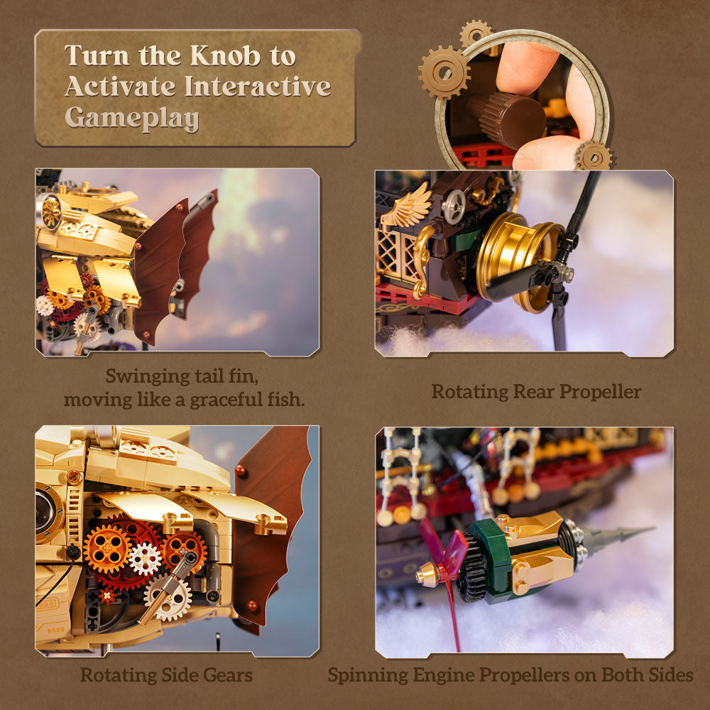 Pantasy Steampunk Airship 85021