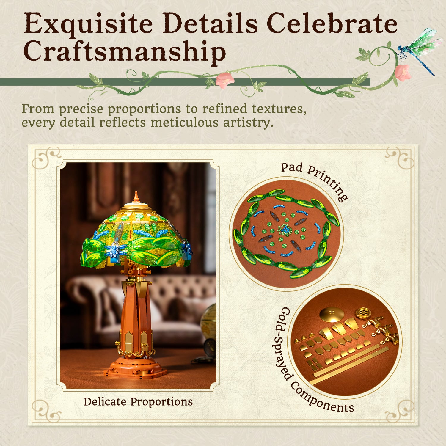 Pantasy Stained Glass Table Lamp 85042