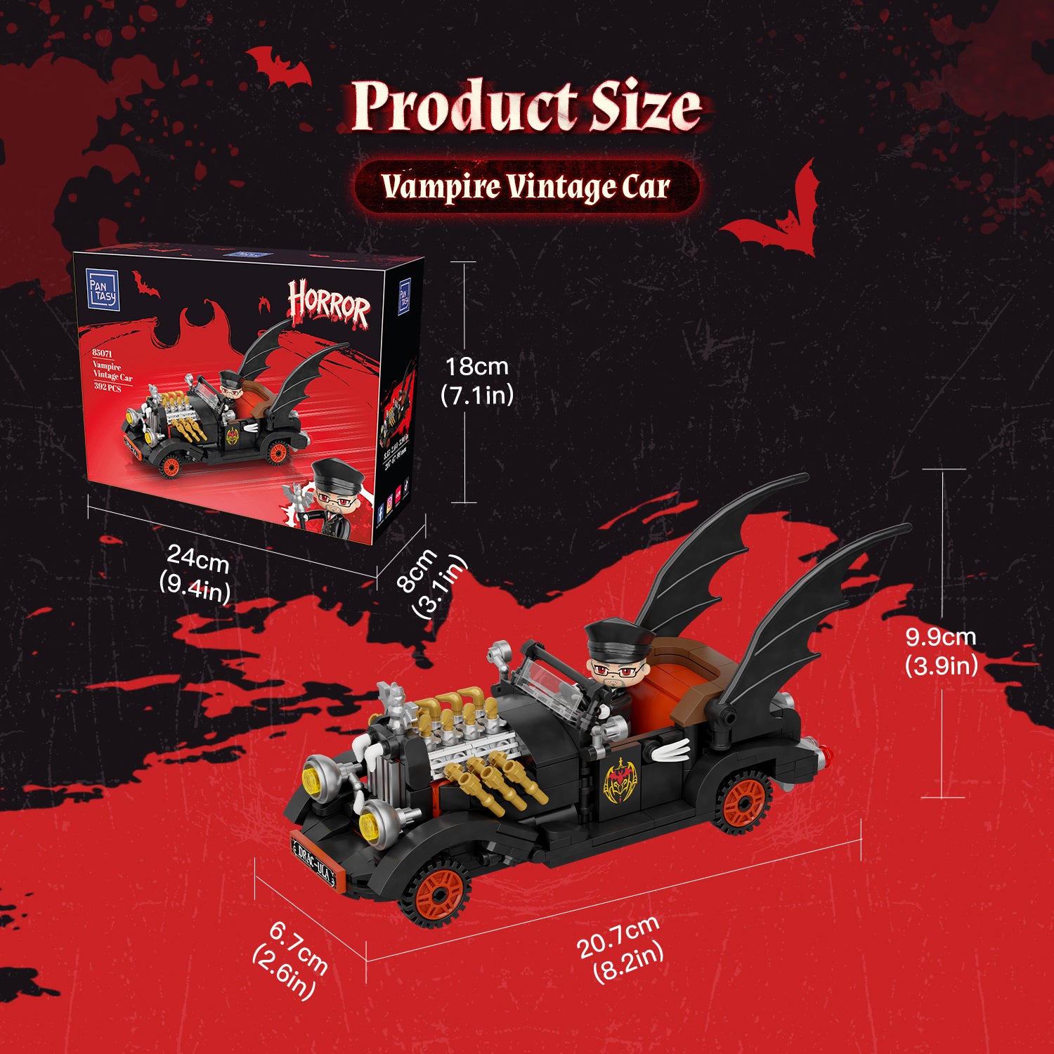 Pantasy Vampire Vintage Car 85071