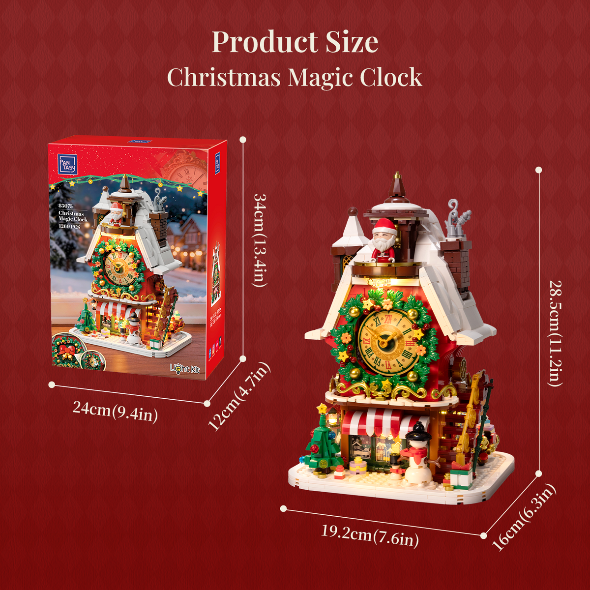 Pantasy Christmas Clock 85075