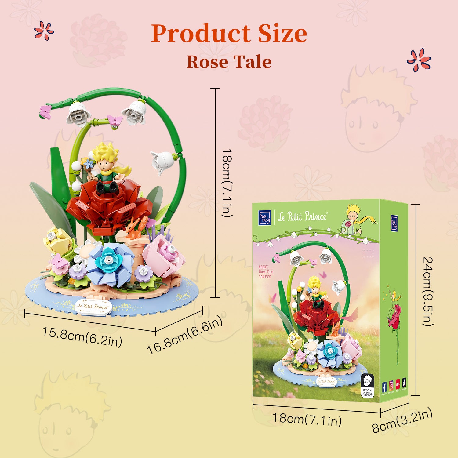 Pantasy x Le Petit Prince Rose Tale 86337