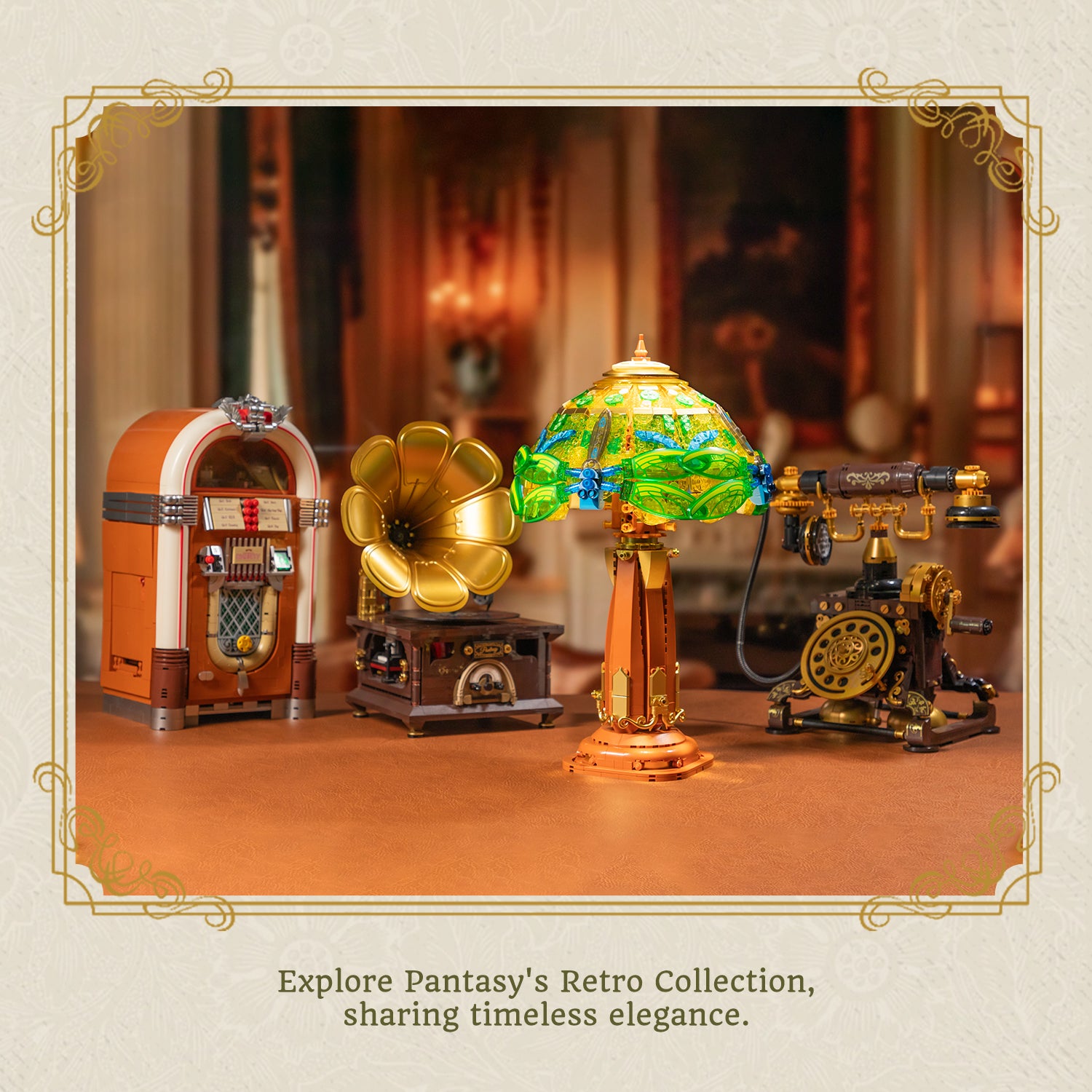 Pantasy Stained Glass Table Lamp 85042