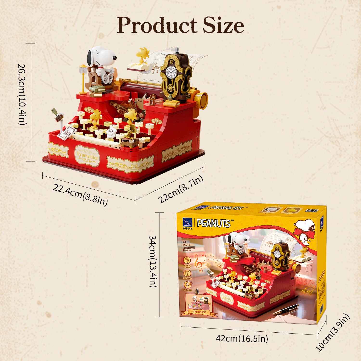 Pantasy x Snoopy Typewriter 86917