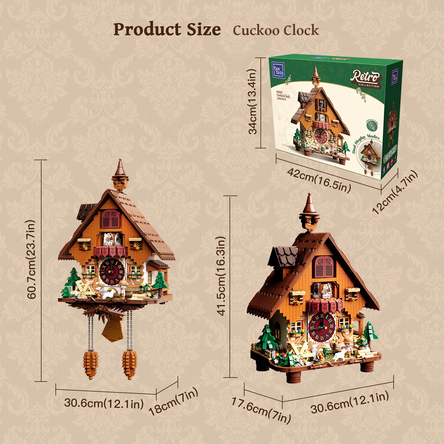 Pantasy Cuckoo Clock 85027ENP