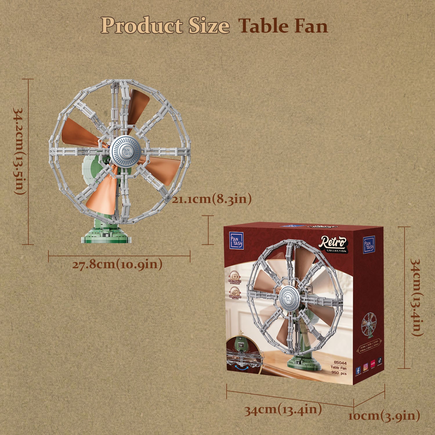 Pantasy Table Fan 85044